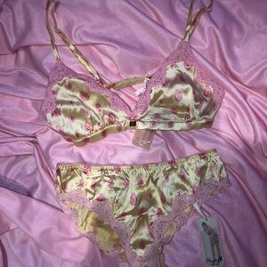 Playboy silk lingerie set